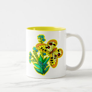 Yellow Butterfly Mug
