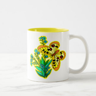 Yellow Butterfly Mug