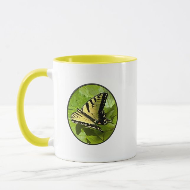 Yellow Butterfly Mug (Left)