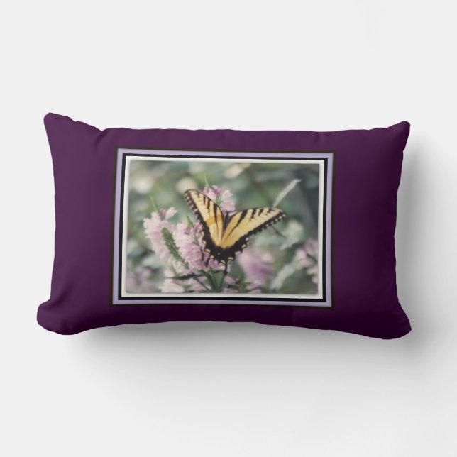 Yellow Butterfly Pillow (Front)