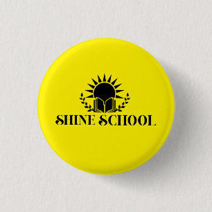 yellow button round