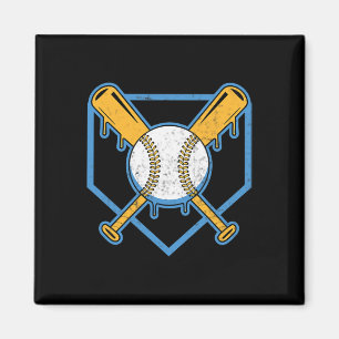 Yellow Bysebyll Home Plate Boys Bysebyll Byt Byseb Magnet