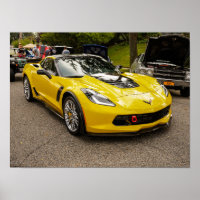 Yellow C7 z07 Package Chevrolet Corvette