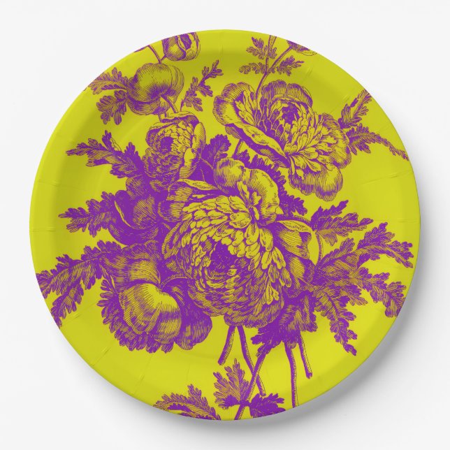 YELLOW C PAPER PLATE (Front)