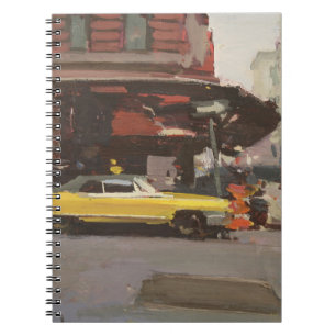 Yellow Cadillac 2012 Spiral Notebook