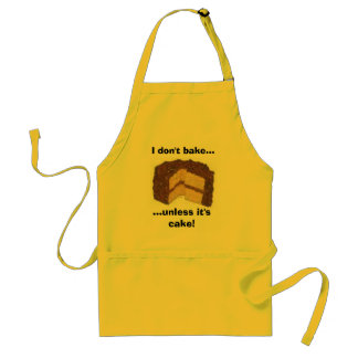 Yellow cake Apron
