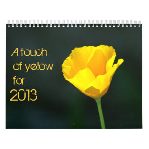 yellow calendar for 2013