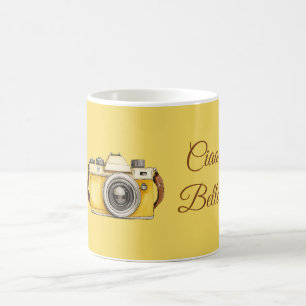 Yellow Camera Ciao Bella Coffee Mug