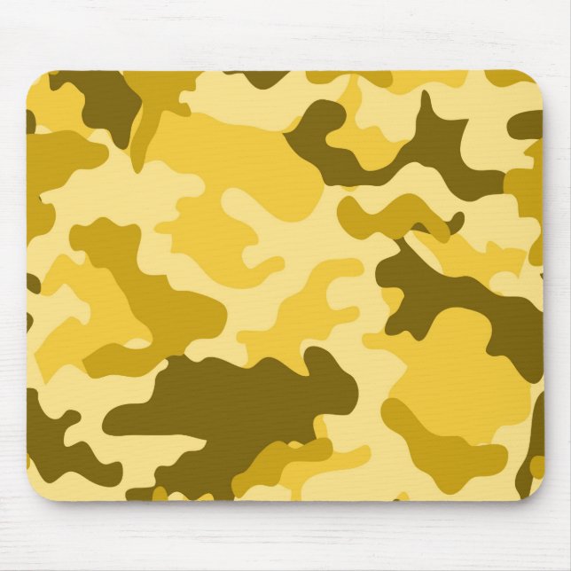 Yellow Camo Mousepad (Front)