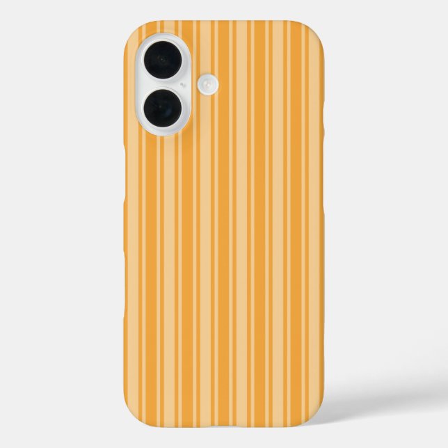 Yellow candy stripes Case-Mate iPhone case (Back)