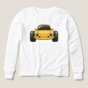 Yellow Cartoon Car 