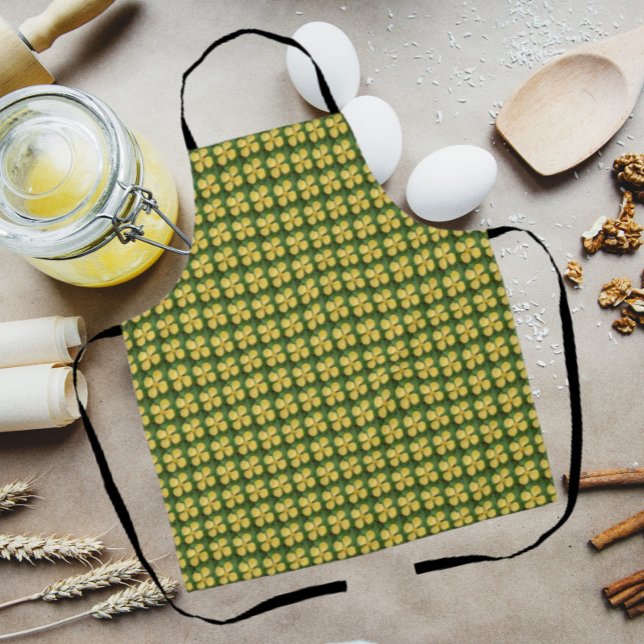 Yellow Celandine Poppy Floral Apron (In Situ Kitchen)