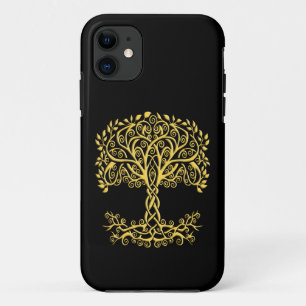 Yellow Celtic Tree Of Life Case-Mate iPhone Case