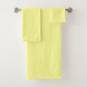 Yellow Chalk Bath Towel Set