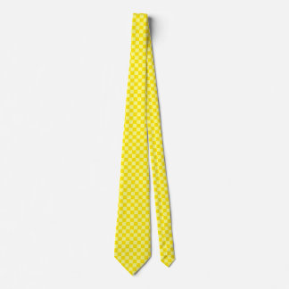 Yellow Check Neck Tie