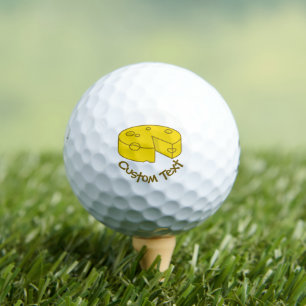 Yellow Cheese Golf Balls