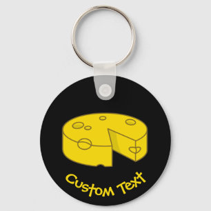 Yellow Cheese Keychain