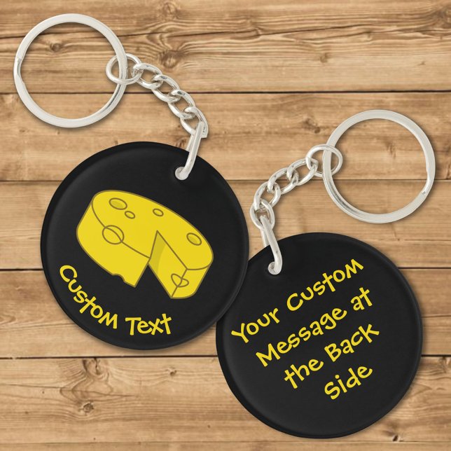 Yellow Cheese Keychain (Creator Uploaded)