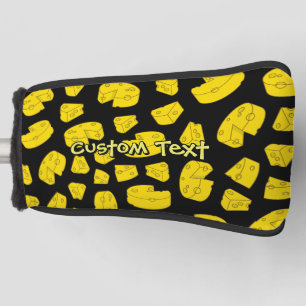 Yellow Cheese Pattern Golf Head Cover