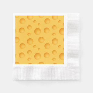 Yellow Cheese Pattern Napkin
