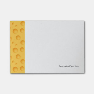 Yellow Cheese Pattern Post-it Notes