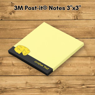 Yellow Cheese Post-it Notes