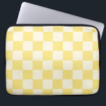 Yellow Chequerboard Laptop Sleeve<br><div class="desc">Yellow Chequerboard</div>