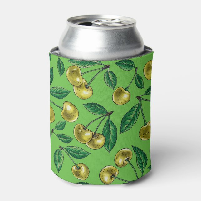 Yellow cherries can cooler (Can Front)