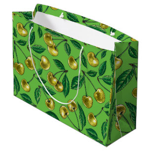 Yellow cherries large gift bag