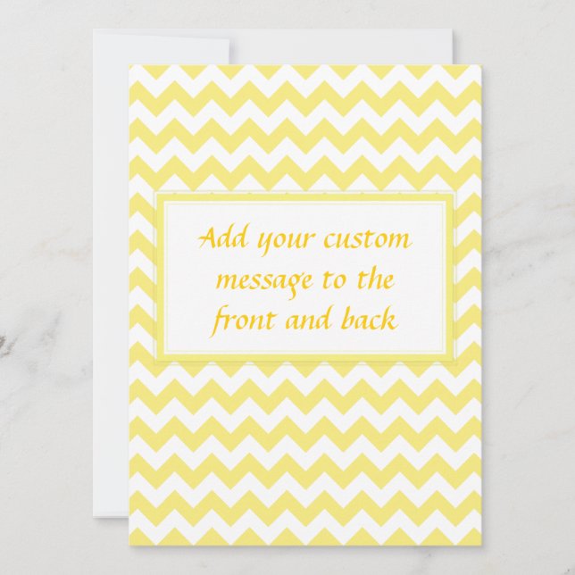 Yellow Chevron Design (Front)