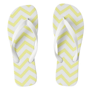 Yellow Chevron Jandals