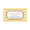 Yellow chevron zigzag pattern stylish personal