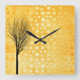Yellow Chic Clock