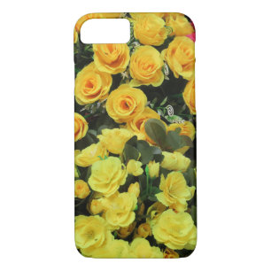 yellow,Chic, vintage, red, pink, roses, flowers, Case-Mate iPhone Case