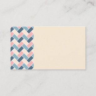 Yellow Chiffon Pastel Geometric Business Cards