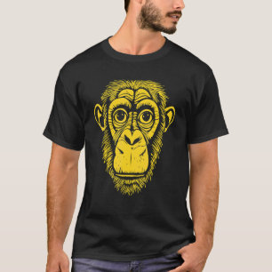 Yellow Chimpanzee Ape Not Monkey Cute Chimp T-Shirt