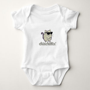 Yellow Chinchillin Chinchilla Baby Bodysuit