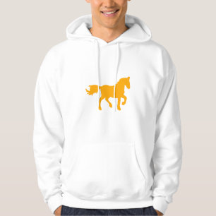 Yellow Chinese Zodiac Horse  Hoodie