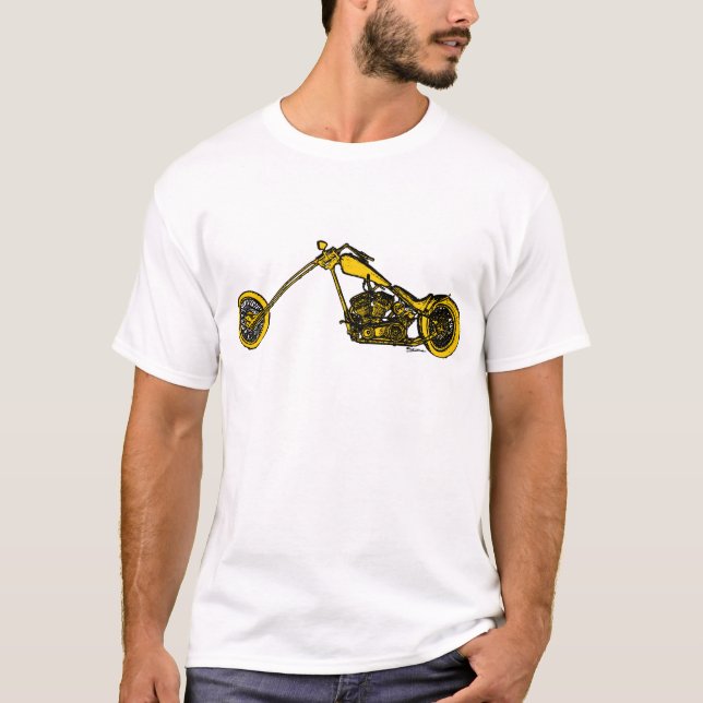 Yellow Chopper Style T-Shirt (Front)
