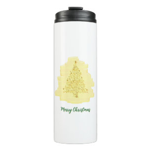 Yellow Christmas tree Thermal Tumbler