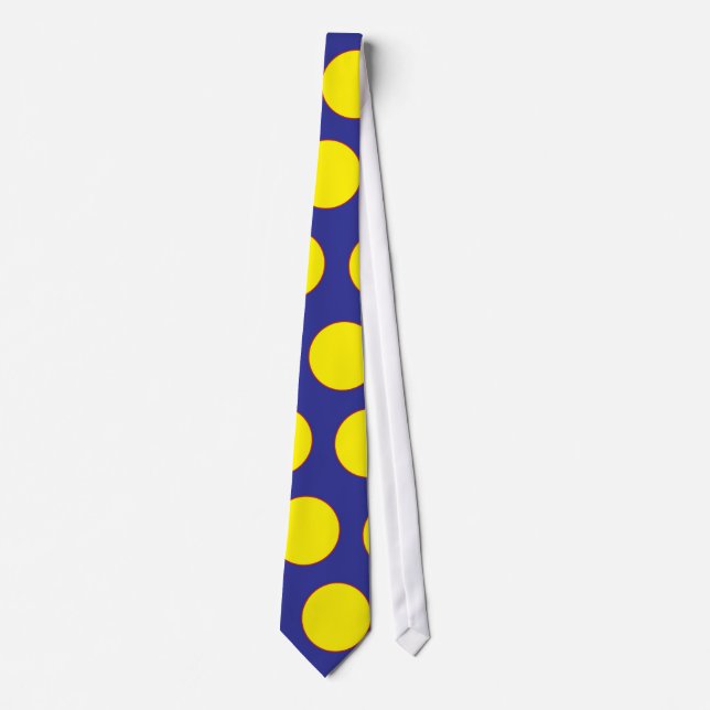 Yellow Circles Tie (Front)
