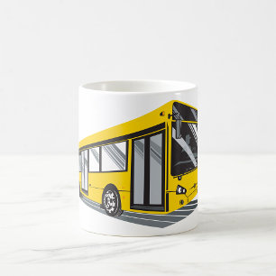Yellow City Bus Coffee Mug