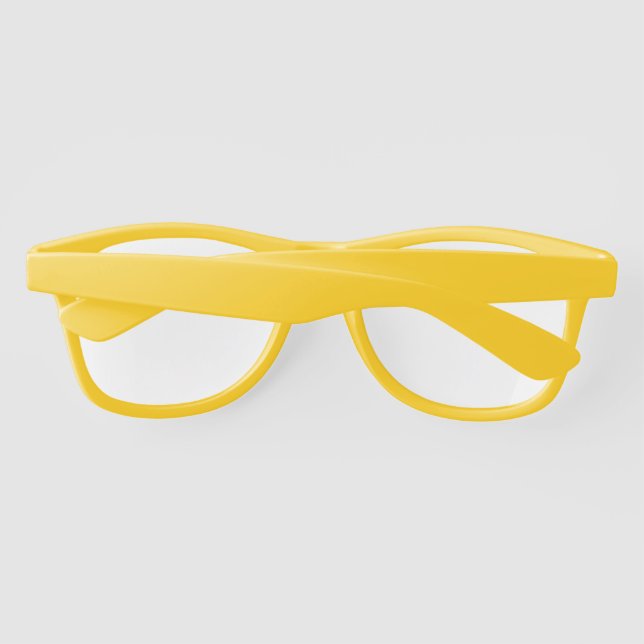 Yellow Clear Sunglasses (Back)
