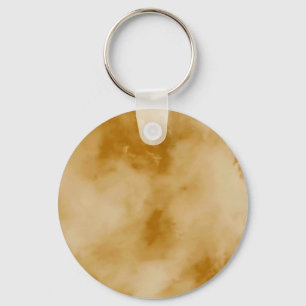 Yellow clouds key ring