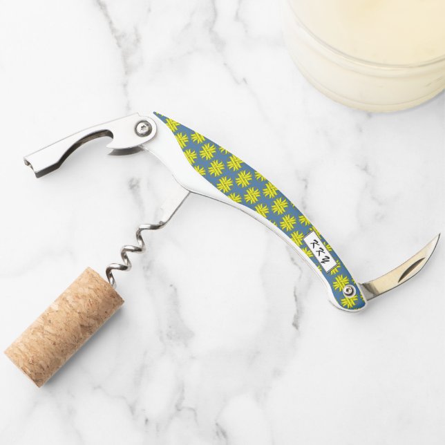 Yellow Clover Ribbon by Kenneth Yoncich Corkscrew (Front)