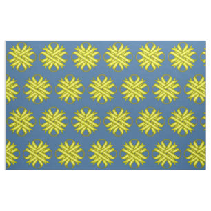 Yellow Clover Ribbon by Kenneth Yoncich Fabric
