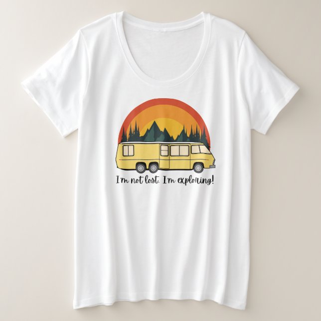 Yellow Coach Light Shirt I'm Not Lost (Design Front)