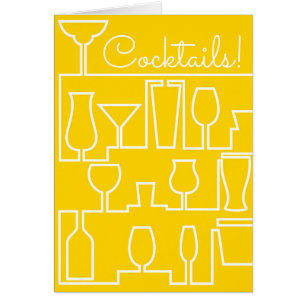 Yellow cocktail party