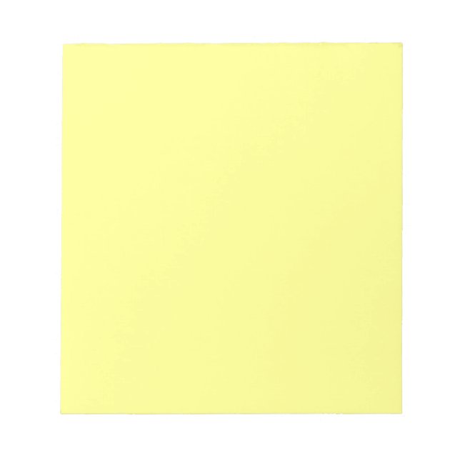 Yellow Colour Customised Designer Notepad (Front)