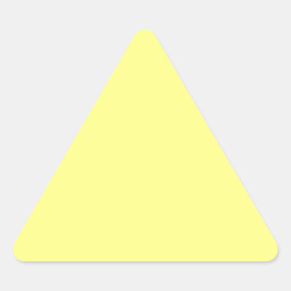 Yellow Colour Customised Designer Triangle Sticker